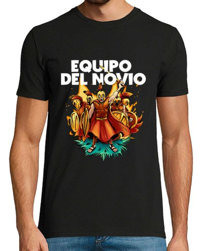 Camiseta Hombre Manga Corta Equipo del Novio Despedida de Soltero laTostadora - latostadora.com - Modalova