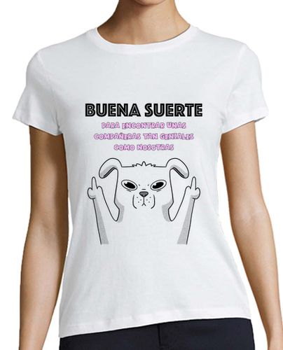 Camiseta Mujer Manga Corta Despedida compañera de trabajo laTostadora - latostadora.com - Modalova