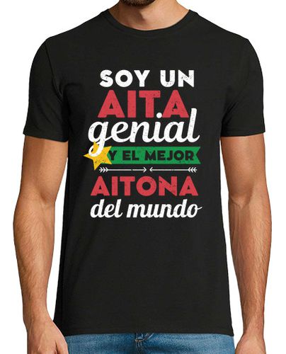 Camiseta Soy un aita genial y el mejor aitona de - latostadora.com - Modalova