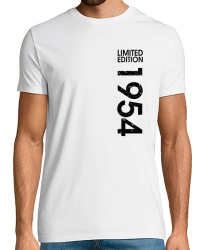 Camiseta Hombre Manga Corta 1954 Limited-Vertical-Negro 000025 laTostadora - latostadora.com - Modalova