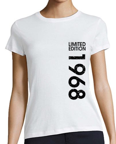 Camiseta mujer 1968 Limited-Vertical-Negro 000025 - latostadora.com - Modalova