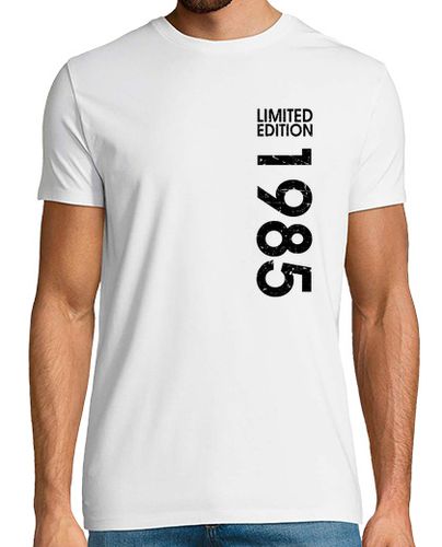 Camiseta Hombre Manga Corta 1985 Limited-Vertical-Negro 000025 laTostadora - latostadora.com - Modalova