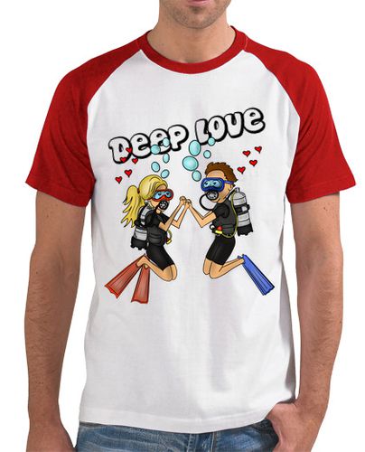 Camiseta Buceadores. Deep love. Camiseta - latostadora.com - Modalova