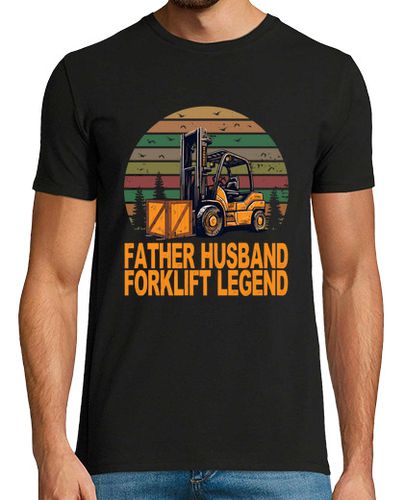 Camiseta padre esposo leyenda del montacargas - latostadora.com - Modalova