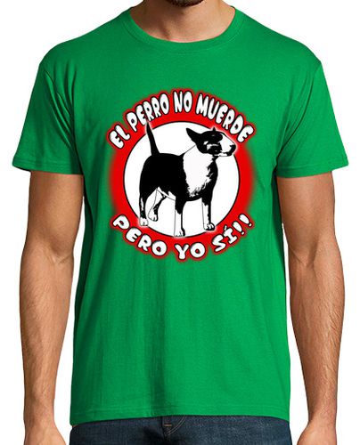 Camiseta El perro no muerde, pero yo sí! bull ter - latostadora.com - Modalova