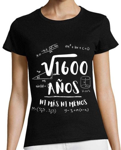 Camiseta Mujer Manga Corta 40 años ni más ni menos laTostadora - latostadora.com - Modalova