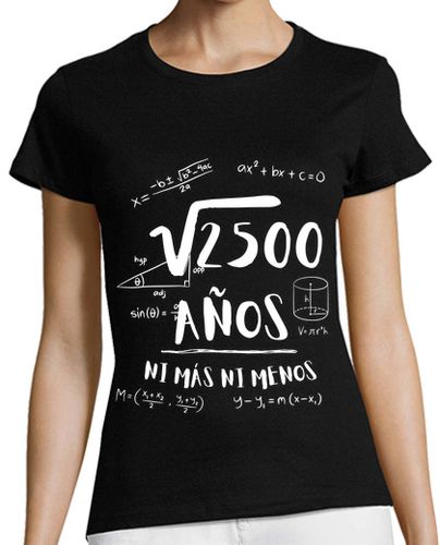 Camiseta Mujer Manga Corta 50 años ni más ni menos laTostadora - latostadora.com - Modalova