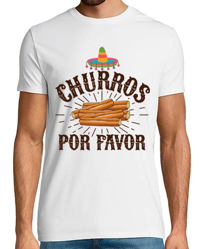 Camiseta churros por favor churro mexicano vinta - latostadora.com - Modalova
