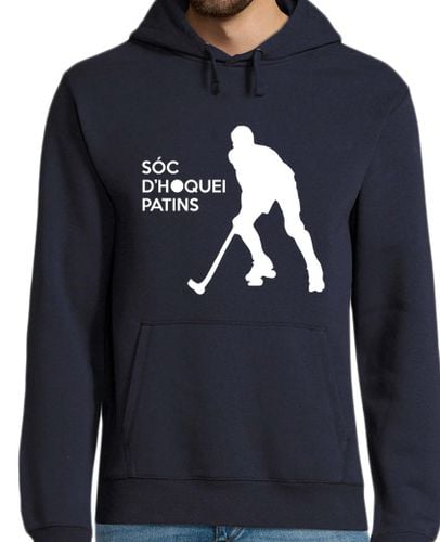 Sudadera Con Capucha Para Hombre Hockey patines 3 blanco laTostadora - latostadora.com - Modalova