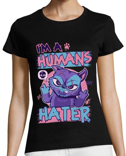 Camiseta mujer I am a humans hater - latostadora.com - Modalova