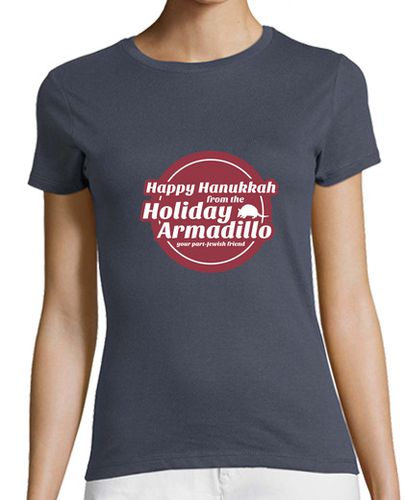 Camiseta Mujer Manga Corta Armadillo Navideño laTostadora - latostadora.com - Modalova