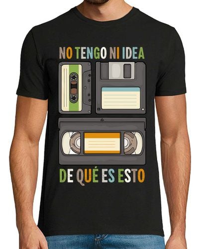 Camiseta No Tengo Ni Idea 80s 90s Retro Cassette VHS Ochenteras laTostadora - latostadora.com - Modalova