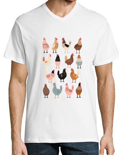 Camiseta vibraciones de pollo vintage de moda em - latostadora.com - Modalova