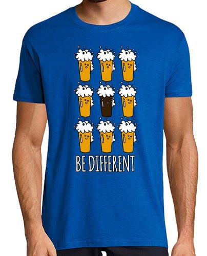 Camiseta Hombre Manga Corta Be Different Birras laTostadora - latostadora.com - Modalova