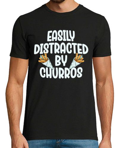 Camiseta se distrae fácilmente con los churros laTostadora - latostadora.com - Modalova