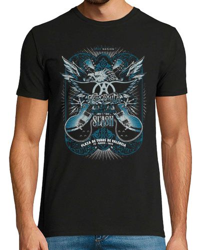 Camiseta Aerosmith con Slash - latostadora.com - Modalova