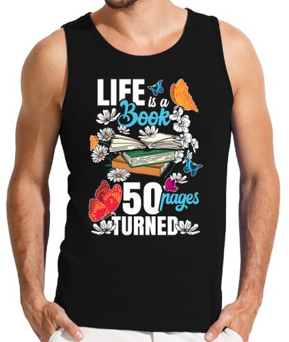 Camiseta la vida es un libro 50 páginas flor rat - latostadora.com - Modalova