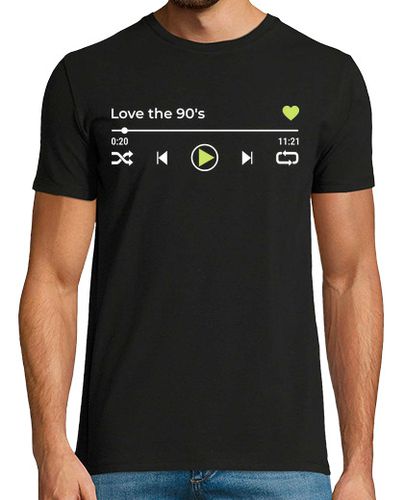 Camiseta Love the 90s music player Personalizabl - latostadora.com - Modalova