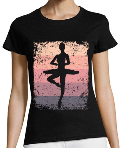 Camiseta mujer bailarina de ballet vintage mujer baila - latostadora.com - Modalova