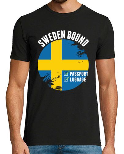 Camiseta viaje por el país con destino a suecia - latostadora.com - Modalova