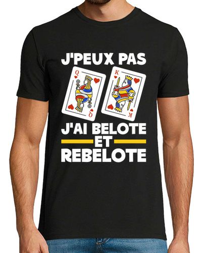 Camiseta belote humor juegos de cartas - latostadora.com - Modalova