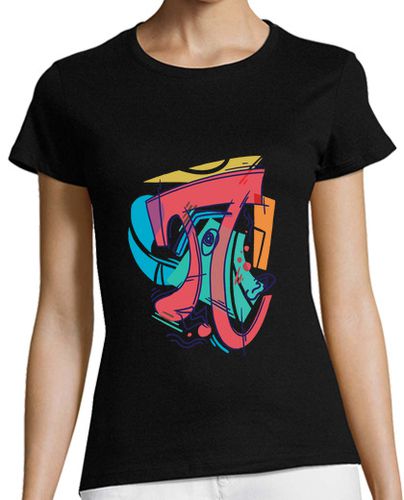 Camiseta mujer numero pi, cubismo, matematicas, ecuacion, estadistica - latostadora.com - Modalova