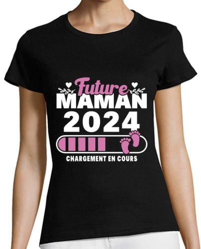 Camiseta Mujer Manga Corta regalo de humor de futura mamá 2024 laTostadora - latostadora.com - Modalova