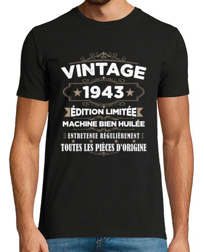 Camiseta regalo de cumpleaños vintage 1943 laTostadora - latostadora.com - Modalova