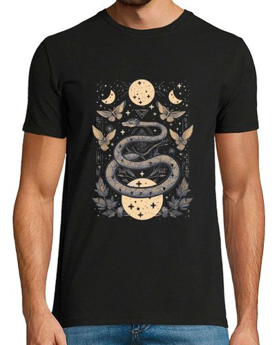 Camiseta serpiente esotérica, mística, luna, mariposas - latostadora.com - Modalova