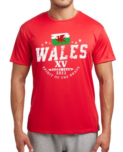Camiseta deportiva selección de rugby de Gales - latostadora.com - Modalova
