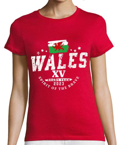 Camiseta mujer selección de rugby de Gales - latostadora.com - Modalova