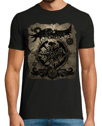 Camiseta pergamino del tesoro del dragón antiguo - latostadora.com - Modalova