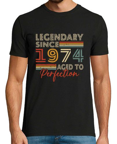 Camiseta vintage retro 1974 aniversario 50 años - latostadora.com - Modalova