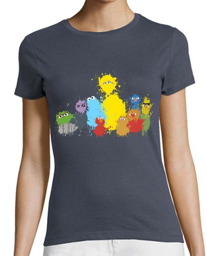 Camiseta mujer Sesame Splash - latostadora.com - Modalova
