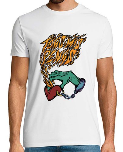 Camiseta Hombre Manga Corta Camiseta Toas mis penas inspiración tatuaje tradi laTostadora - latostadora.com - Modalova