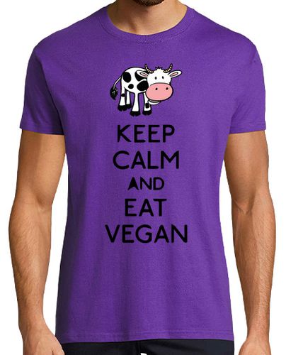 Camiseta KEEP CALM AND EAT VEGAN - latostadora.com - Modalova