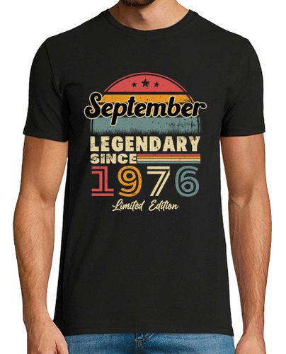 Camiseta septiembre de 1976 vintage retro cumpleaños - latostadora.com - Modalova