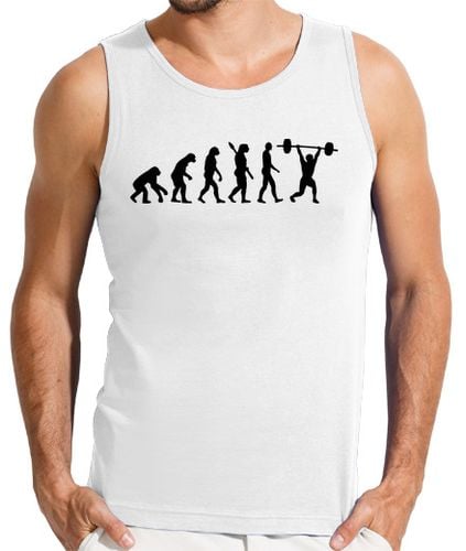 Camiseta Hombre Sin Mangas la evolución de pesas laTostadora - latostadora.com - Modalova