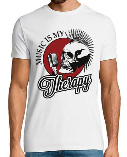 Camiseta Hombre Manga Corta PUNK TERAPIA mod 2 laTostadora - latostadora.com - Modalova