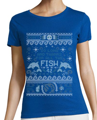 Camiseta mujer Thanks for the fish! - latostadora.com - Modalova