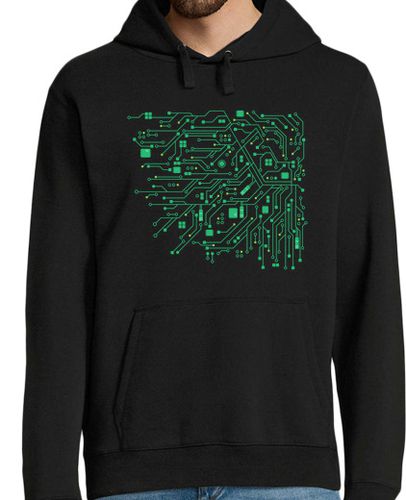 Sudadera Con Capucha Para Hombre procesador de placa de circuito laTostadora - latostadora.com - Modalova