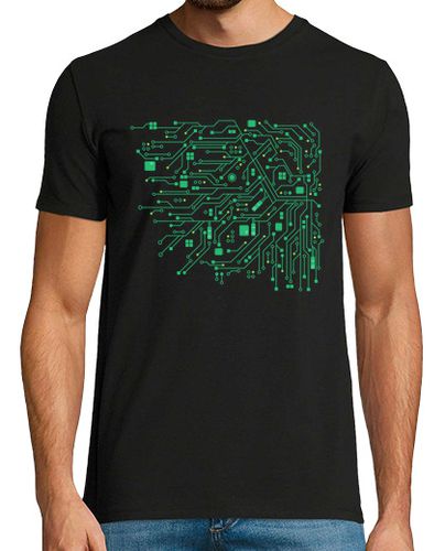 Camiseta Hombre Manga Corta procesador de placa de circuito laTostadora - latostadora.com - Modalova