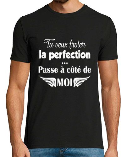 Camiseta quieres rozar la perfección, pásame por humor - latostadora.com - Modalova