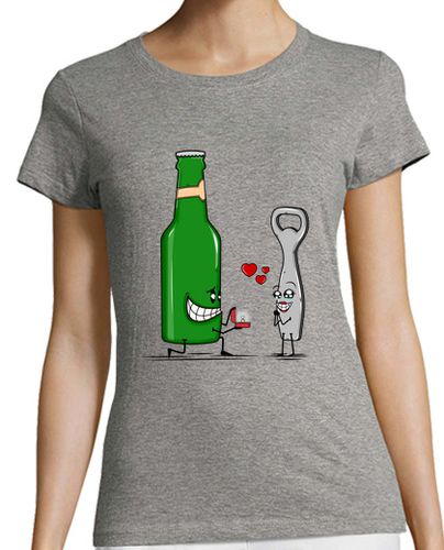 Camiseta Mujer Manga Corta Beer Romance laTostadora - latostadora.com - Modalova