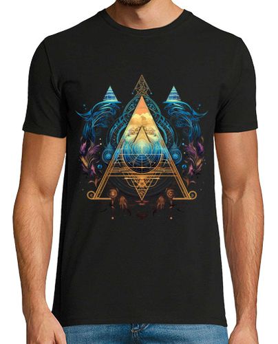 Camiseta Hombre Manga Corta psicodélico geométrico laTostadora - latostadora.com - Modalova