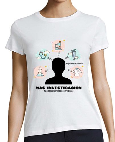 Camiseta mujer Más investigación producto solidario - latostadora.com - Modalova