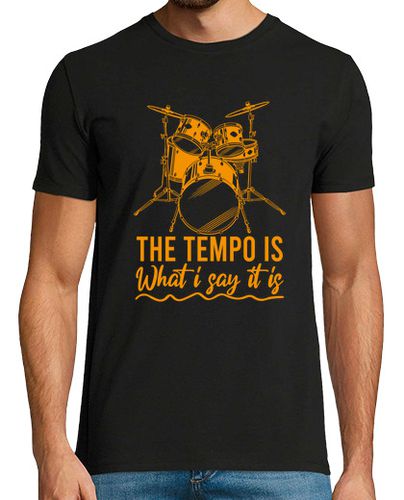 Camiseta The Tempo Is Whatever I Say It Is Awesome Drummer - latostadora.com - Modalova