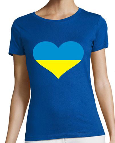 Camiseta mujer indicador del corazón de ucrania - latostadora.com - Modalova