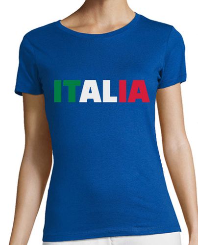 Camiseta mujer bandera de italia - latostadora.com - Modalova