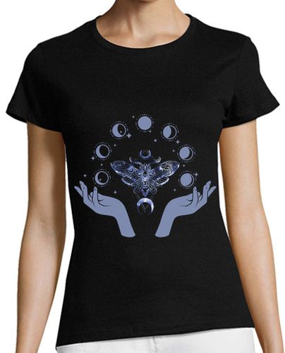 Camiseta mujer fases místicas de la luna de la polilla - latostadora.com - Modalova